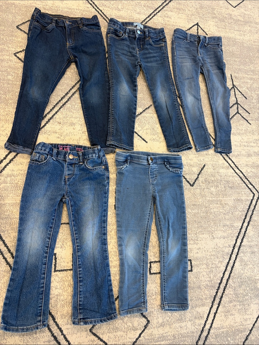 Girls Denim Jeans Bundle- Size 4/4T